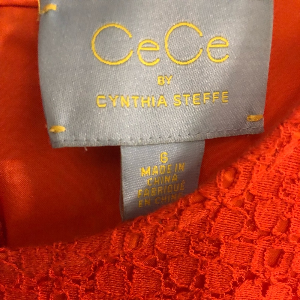 CECE Size 6 lace sheath dress NWT - Picture 5 of 5